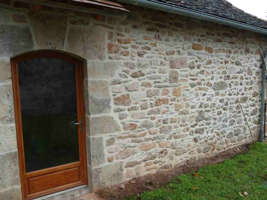 Joint à la chaux, façade en pierre Landerneau