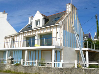 Isolation extérieure maison dans le Finistère